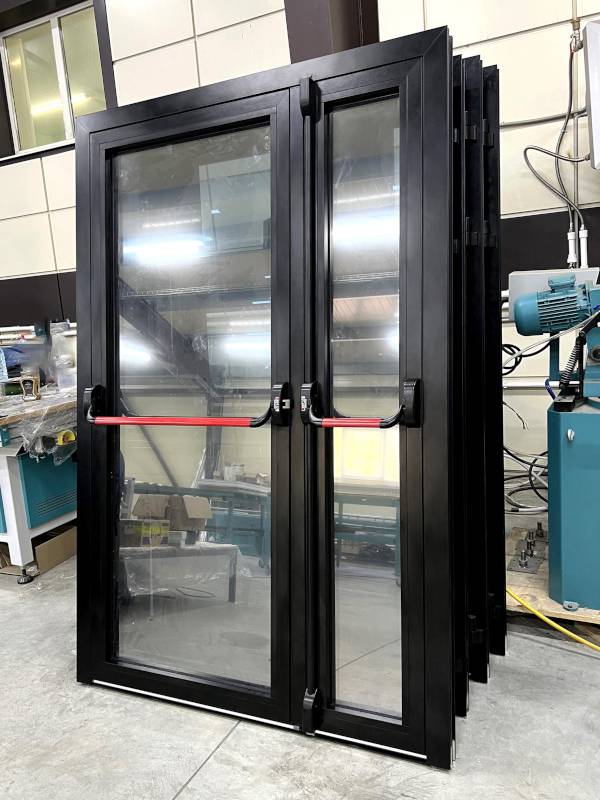 Черная алюминиевая дверь EIWS-60 Черная алюминиевая дверь EIWS-60