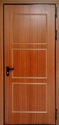 Однопольная глухая противопожарная дверь МДФ EI 60 № 16