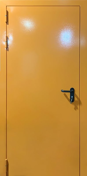 Внешняя сторона Однопольная глухая противопожарная дверь EI 30 RAL 1004 (04)