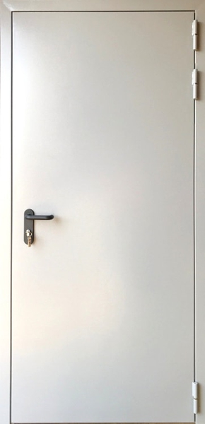 Однопольная глухая дверь Однопольная глухая противопожарная дверь EI 60 RAL 7035 (02)