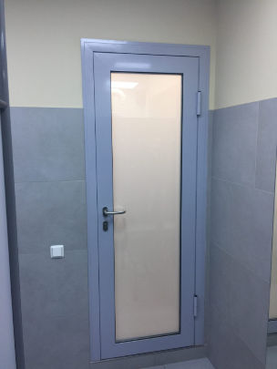 Одностворчатая алюминиевая дверь Одностворчатая алюминиевая дверь